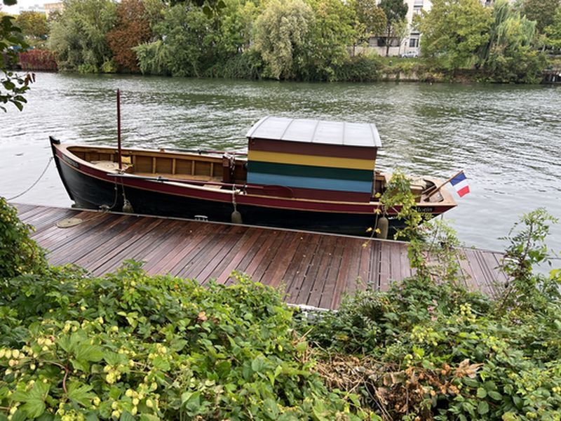 Le bateau atelier de Charles Daubigny, le Botin